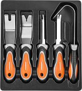 Съемники пистонов обшивки дверей в наборе Jonnesway