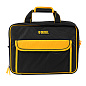 Сумка для инструмента, 400х170х300 мм, 3 отделения, 28 карманов, наплечный ремень// Denzel