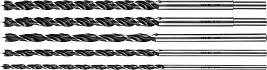 Набор сверл спиральных по дереву STAYER Maxdrill, 5 шт: 6-8-10-12-14 х 300 мм 