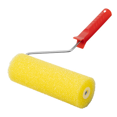 Валик "СТРУКТУРНЫЙ" поролоновый с ручкой, "гладкий", 230 мм, D - 80 мм, D ручки - 6 мм MTX