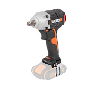 Гайковерт аккумуляторный WORX WX272, 20В, бесщеточный, 2Ач x2, кейс