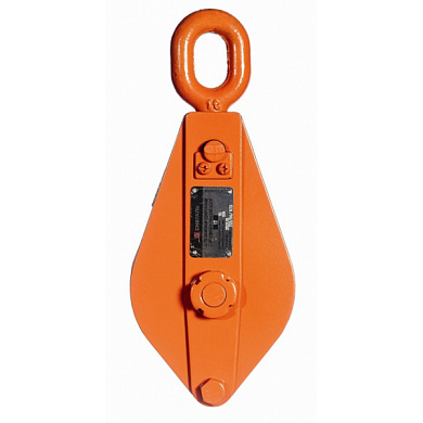 Блок шкивовый однорольный с проушиной и откидной щекой СибТаль, 10Т