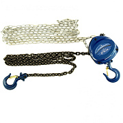Таль цепная, 1 т, h подъема 2,5 м, расстояние между крюками 350 мм// Stels