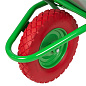 Тачка садово-строительная с PU колесом, грузоподъемность 180 кг, объем 90 л Сибртех