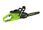 Цепная пила аккумуляторная Greenworks GD40CS20X, 40V, 40 см, 2000 Вт, бесщеточная, c 1хАКБ 4 Ач И ЗУ
