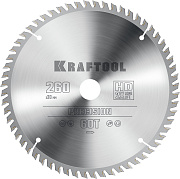 Диск пильный по дереву KRAFTOOL Precision, 260 х 30 мм, 60Т