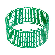 Защитно-декоративное ограждение для защиты деревьев и кустов, комплект 4 шт., зеленый// Palisad