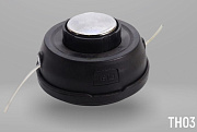 Головка триммерная TH03 VERTON GARDEN М10*1,25 LH (Ø лески 2-3, кнопка металл, переходники)