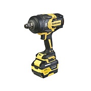 HCD201300BLC Гайковерт удар б/щ Hanskonner PLATINUM,18В,1BatterySystem, 1300Нм, 3/4",акк 6Ач+ЗУ