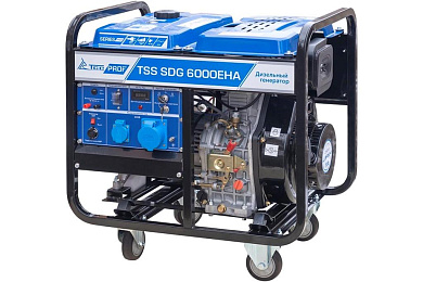Дизельгенератор TSS SDG 6000EHA (6,5/6,0 кВт,11,6 л.с.,220 В)