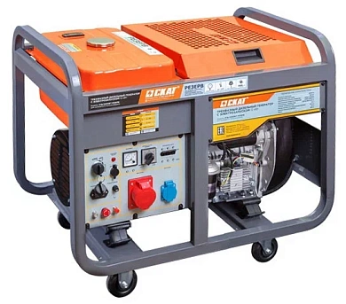 Генератор дизельный СКАТ УГД-12000ET трехфазный