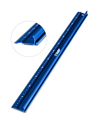 Усиленная алюминиевая линейка со стальной направляющей ЗУБР 0,6 м