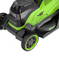Газонокосилка аккумуляторная Greenworks GD24X2LM361, 2х24V, 36 см, бесщеточная, c 2хАКБ 4Ач и ЗУ