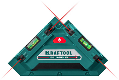 Лазерный угольник для кафеля KRAFTOOL SQUARE-15