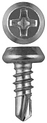 Саморезы КЛМ-СЦ со сверлом для листового металла, 11 х 3.8 мм, 22 000 шт, оцинкованные, ЗУБР