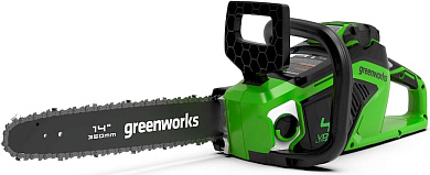 Цепная пила аккумуляторная GreenWorks  GD40CS15, 40V, 35 см, бесщеточная, без АКБ и ЗУ