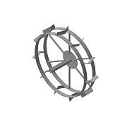 Грунтозацеп вал S24 для окучивания 585/120 мм. длина втулки 210 мм. 2 обода