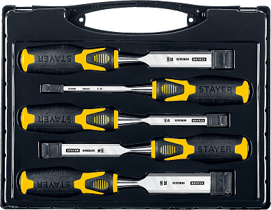 Набор стамесок-долот STAYER Hercules, 5 предм