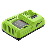 Ультрабыстрое зарядное устройство Greenworks G24C8, 24V, 8A (2958707)