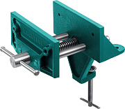 Столярные переносные тиски KRAFTOOL 155 мм, на струбцине 32720-155