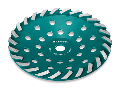 Сегментная алмазная чашка INDUSTRIAL KRAFTOOL Turbo d 230 мм