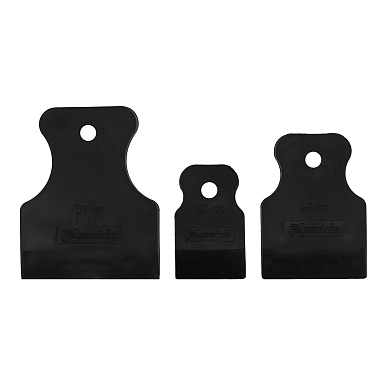 Набор шпателей 40-60-80 мм, черная резина, 3 шт. Matrix