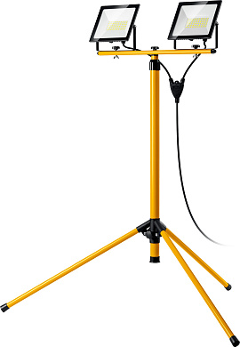 Светодиодные прожекторы на штативе STAYER LED-MAX, 2 х 50 Вт, 6500 К, IP 65, 1.6 м