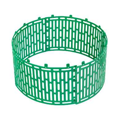 Защитно-декоративное ограждение для защиты деревьев и кустов, комплект 4 шт., зеленый// Palisad