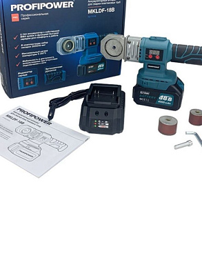 Аккумуляторный аппарат для сварки пластиковых труб PROFIPOWER MKLDF - 18B
