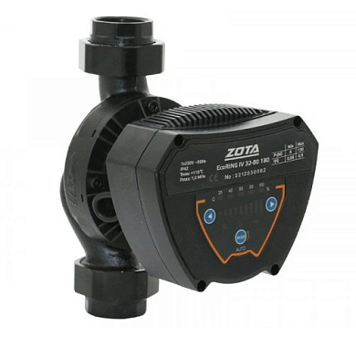Насос ZOTA EcoRING IV 25-120 180 с гайками