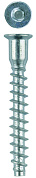 Винт-конфирмат оцинкованный, шестигранный шлиц, 7,0ммx50мм, 2000шт, ЗУБР
