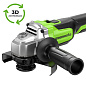 Угловая шлифовальная машина акк. Greenworks AG590, 24V, б/щет, 125 мм, 8500 об/мин, без АКБ и ЗУ