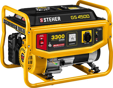 Генератор бензиновый GS-4500 STEHER