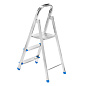 Стремянка, 3 ступени, стальная, оцинкованная Сибртех