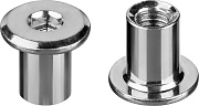 Гайка Эриксона с полукруглой головкой, M6x12мм, 5 кг (730 шт), оцинкованная, шест. 4мм, ЗУБР