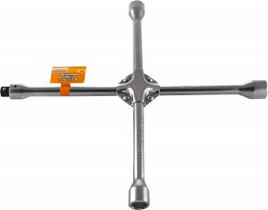 Ключ баллонный крестообразный 17х19х21х22 мм, вставка 1/2"DR Ombra