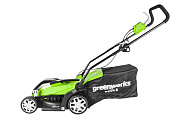 Газонокосилка электрическая Greenworks GLM1035, 1000W, 35 см