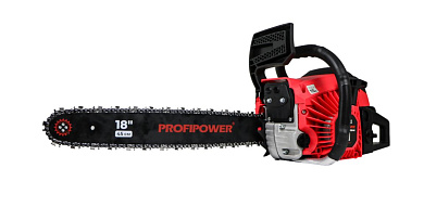 Бензиновая пила PROFIPOWER  ПБ-52 мощность, кВт/(л.с) 2,1(3.5) ·(45см, 72звенья, 1.5мм)