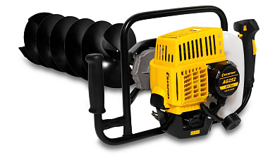 Мотобур CHAMPION AG252 (1,46кВт 51,7см³ 9,2кг шнек 200*550)