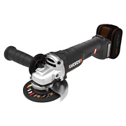 Угловая шлифмашина бесщёточная аккумуляторная WORX WX813, 115мм, 20В, 4Ач х1, ЗУ 2А