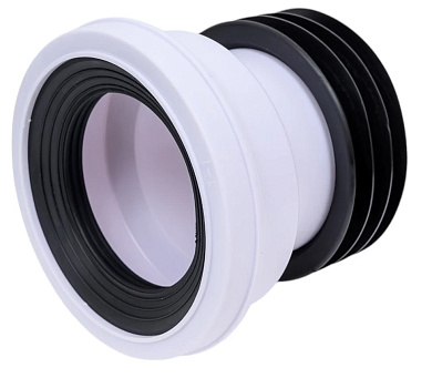 Соединительный отвод для унитаза прямой