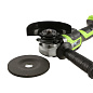 Угловая шлифовальная машина акк. Greenworks GD24AG, 24V, б/щет, 125 мм, 10500 об/мин,1x5Ач,ЗУ,кор (3