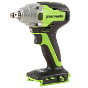 Гайковерт ударный акк. Greenworks GD24IW400, 24V,б/щет,1/2'', 400Нм,1х5Ач,ЗУ,кор (3802907CUG)