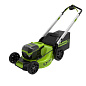 Газонокосилка аккумуляторная Greenworks GD60LM51SPK4, 60V, 51 см, самох, бесщ, c 1хАКБ 4Ач и ЗУ