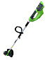 Триммер аккумуляторный Greenworks G40LTK4, 40V, 30 см, с 1хАКБ 4 Ач и ЗУ (2101507UB)
