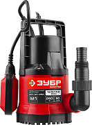 Дренажный насос ЗУБР с минимальным уровнем откачки, 250 Вт