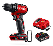 Бесщеточная дрель-шуруповерт ЗУБР 20 В, 45 Н·м, 1 АКБ LMS (2 А·ч)