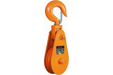 Блок шкивовый однорольный с крюком СибТаль, модель LH, 8Т