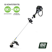 Аккумуляторный Бесщёточный Триммер Greenworks 82V (41 см) 5 А.ч. АКБ и ЗУ, арт. 2101707UB