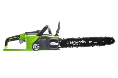 Цепная пила аккумуляторная GreenWorks GD40CS40, 40V, 40 см, бесщеточная (без АКБ и ЗУ)